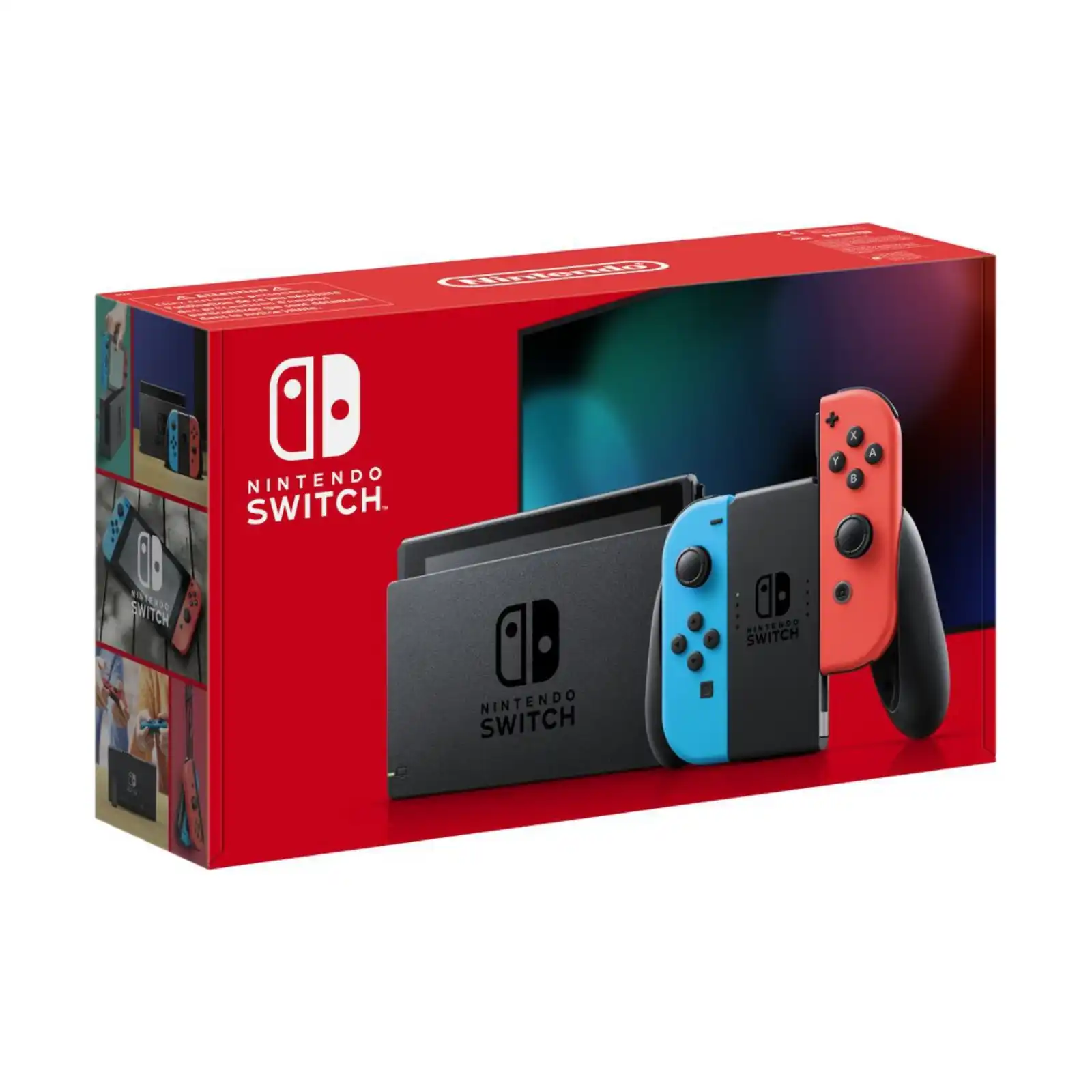 0045496453596-2 Nintendo Switch 1.1 Avec 1 Joy-con Rouge Néon + 1 Joy-con Bleu Néon – Image 1