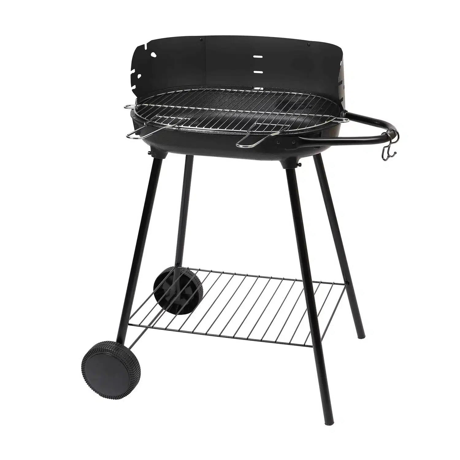3292193151356 Barbecue à Charbon de bois en Fonte sur Chariot Santorin – Image 1
