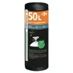 Sac poubelle lien traditionnel 50L CARREFOUR