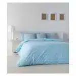 Housse De Couette Naturals Lino Bleu Clair Bleu TEX HOME