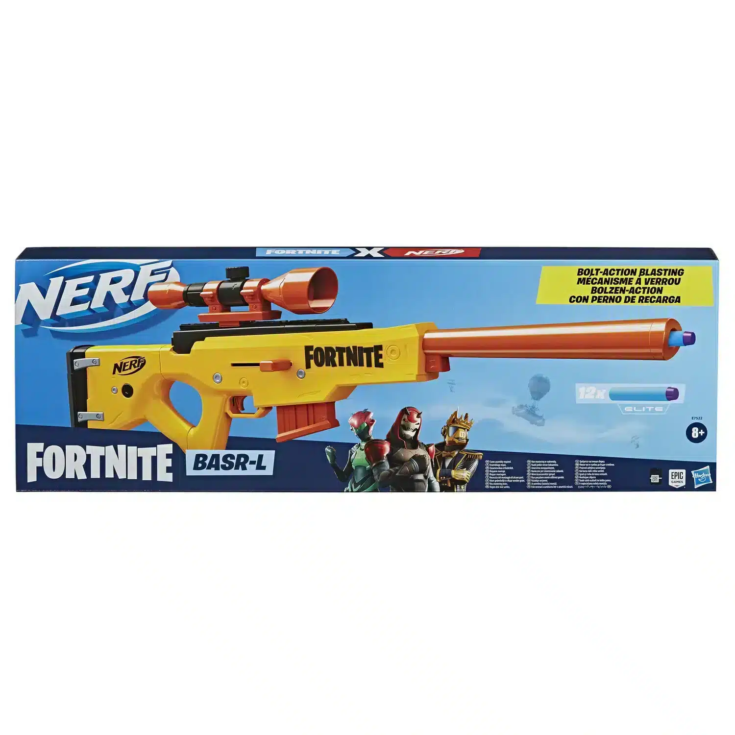 5010993728138-1.webp Pistolet Fortnite BASR-L et Flechettes NERF – Image 1
