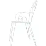 Fauteuil romantique - blanc