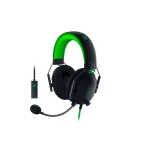 Casque gaming Razer BlackShark V2 + USB Mic Enhancer - SE - Noir et Vert RAZER