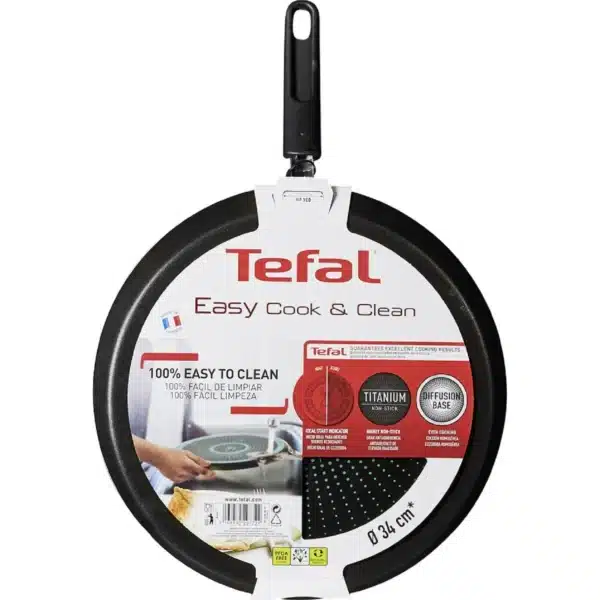 Poêle à crêpes 34 cm "Easy Cooknclean" TEFAL