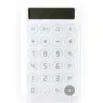 Calculatrice large blanche CCA41 POSS