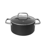 Faitout en inox avec couverlce 24 cm CARREFOUR HOME