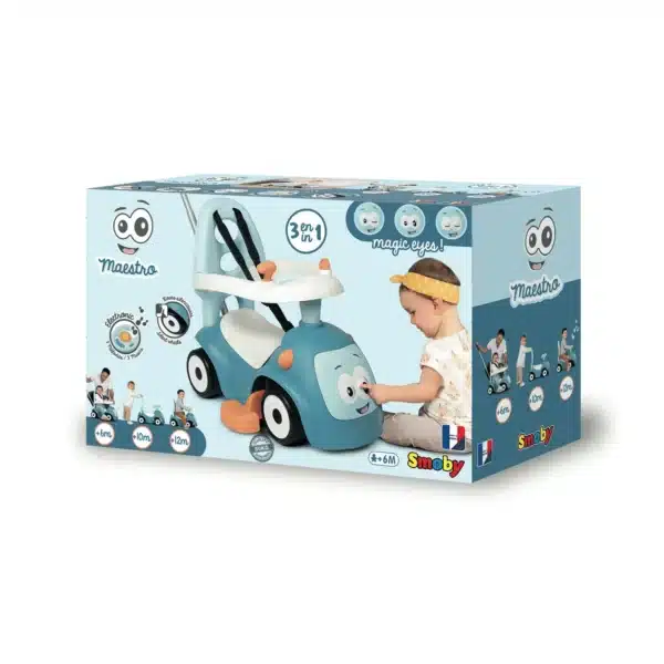 Porteur Maestro balade bleu SMOBY