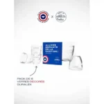Verres à eau 22 cl décorés Lot de 6 - DURALEX