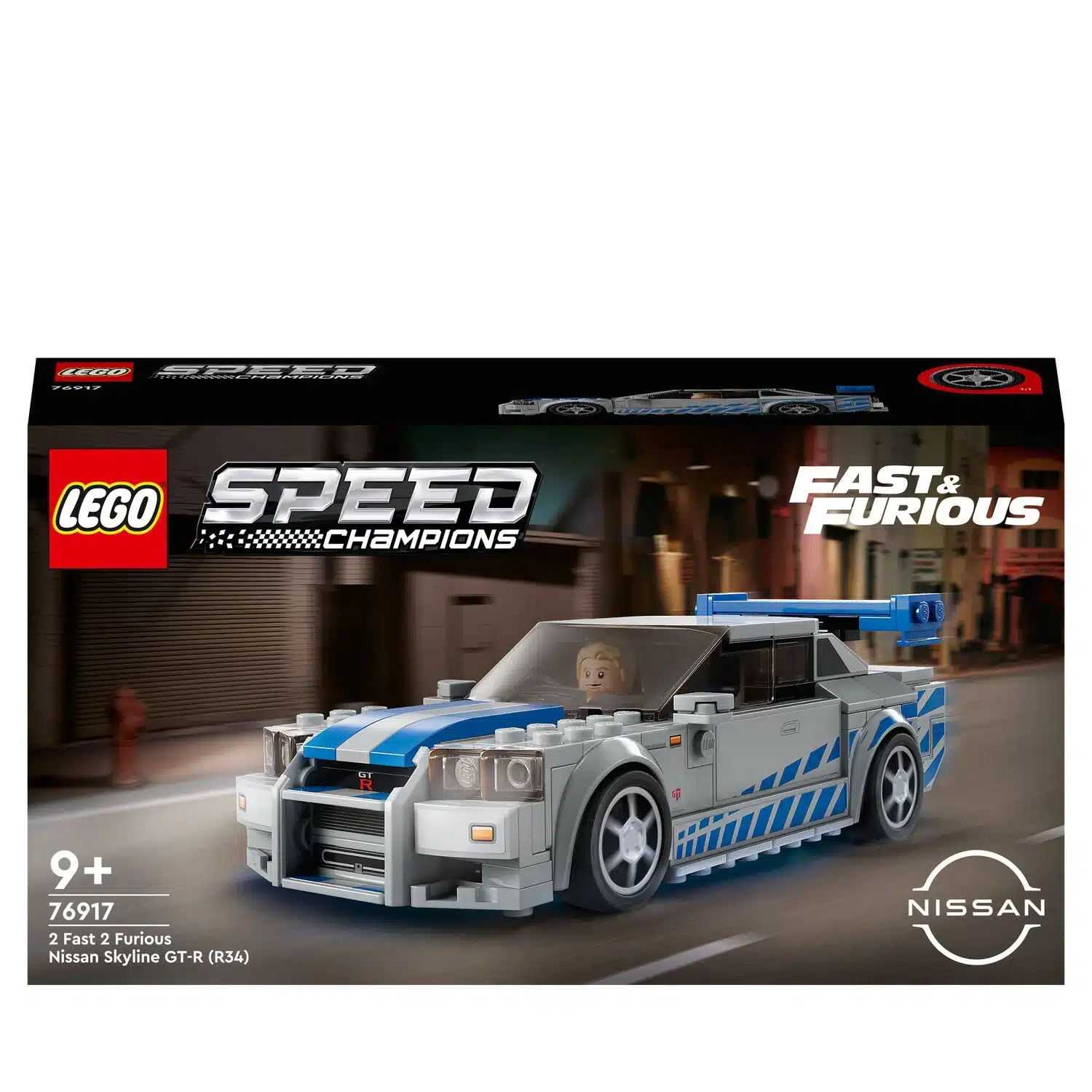 5702017424217 LEGO Speed Champions Nissan Skyline GT-R (R34) 2 Fast 2 Furious 76917 LEGO – Image 1
