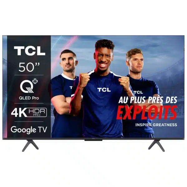TV 50 (127cm) 4K QLED 50T7B avec Google TV et Game Master 3.0 TCL