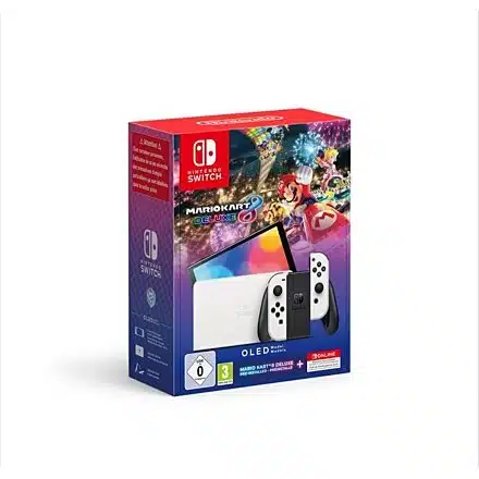 0045496454036 Console Switch modèle OLED Edition Mario Kart 8 Deluxe + Abonnement 12 mois NINTENDO – Image 1