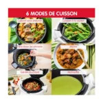 Multicuiseur haute pression Cookeo+ CE851HF0 6 L 1600 W 150 recettes - MOULINEX – Image 4