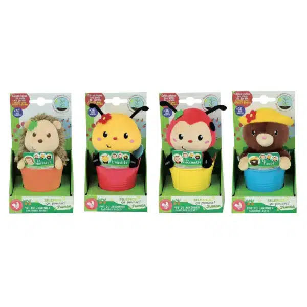 Peluche dans pot CRFGarden