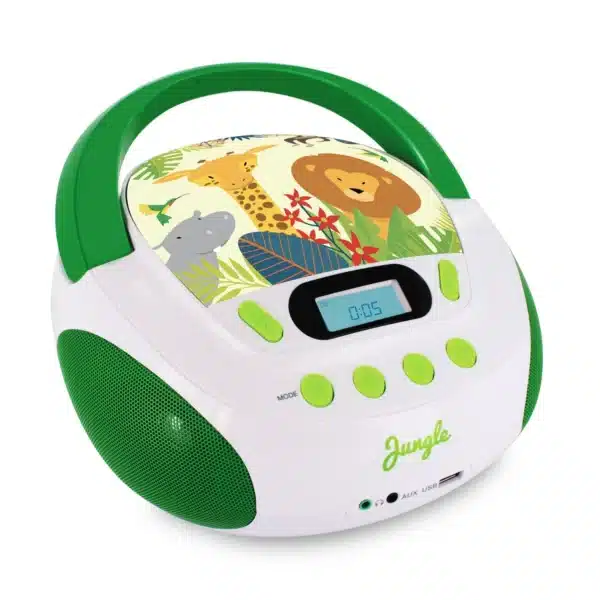 Lecteur CD Jungle - Blanc/Vert METRONIC