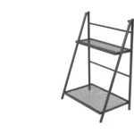 Étagère à fleur en acier gris HYBA