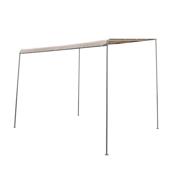 Pergola adossée 3x2.5m azohia beige HYBA