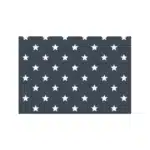 Adh stars blanc/nr 0,45cmx2m Alkor Deco