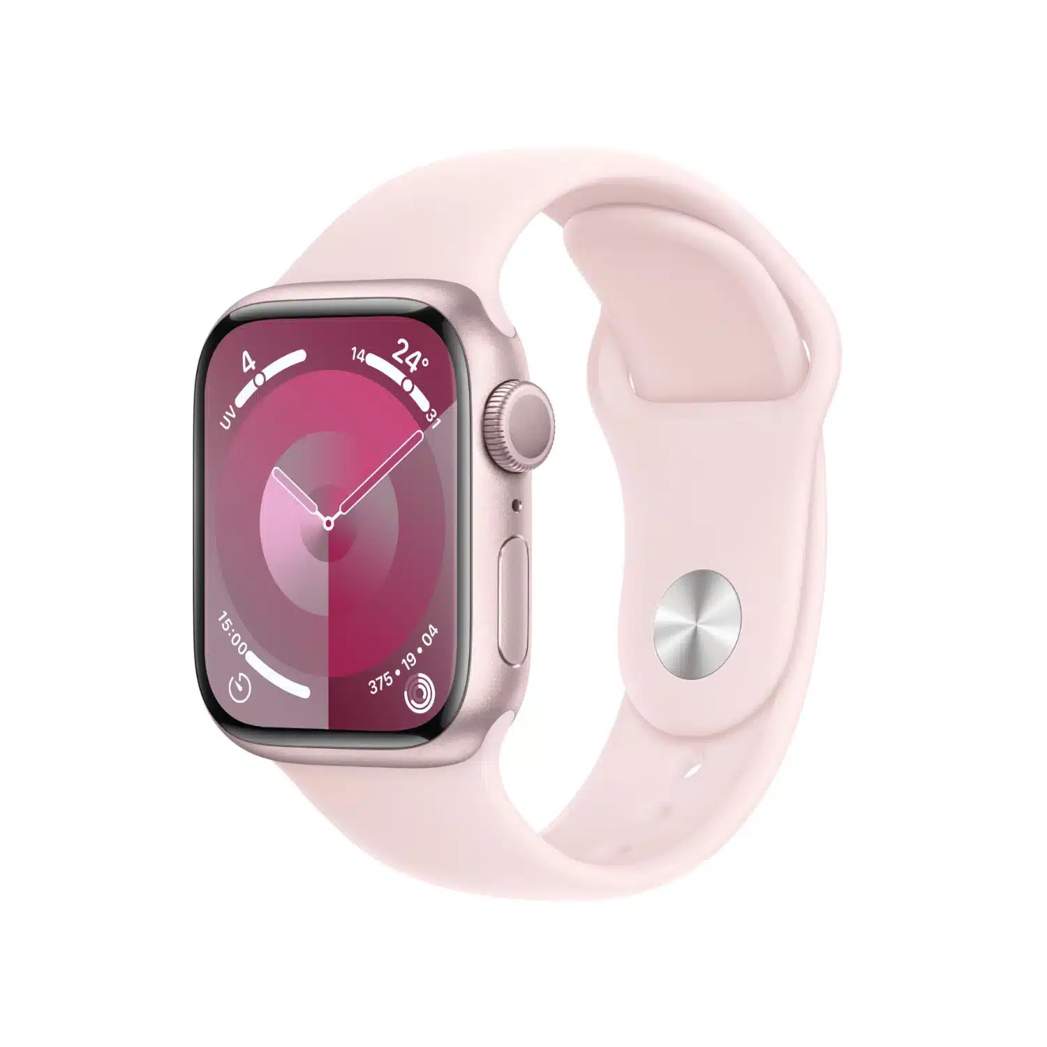 0195949030451 APPLE Watch Series 9 GPS 41mm Pink S/M (MR933QF/A) APPLE – Image 1