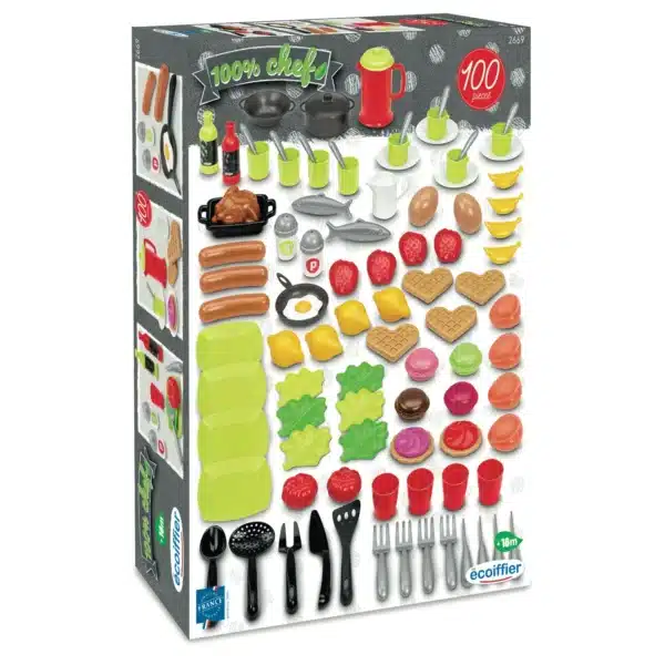Dinette boîte 100 pièces ECOIFFIER