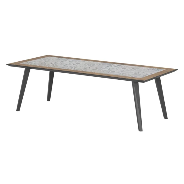 Table Lambada Fix 8P Cera/Graphite HESPERIDE