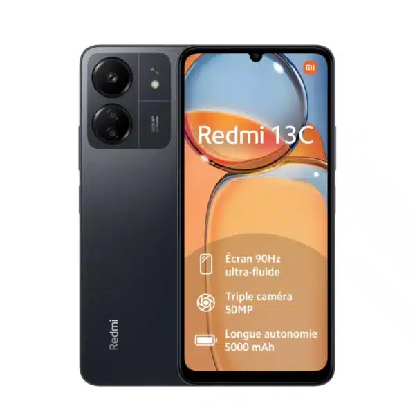 Smartphone Redmi 13C 4G 256 Go Noir XIAOMI