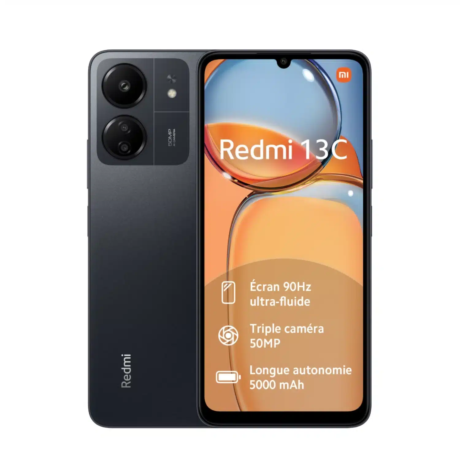 6941812757383 Smartphone Redmi 13C 4G 256 Go Noir XIAOMI – Image 1