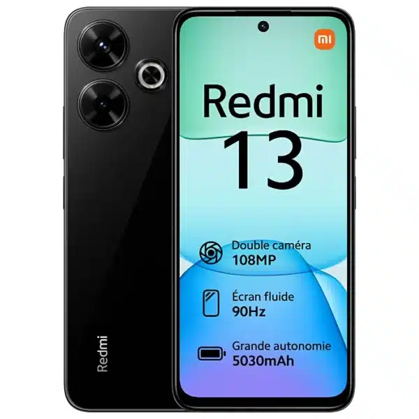 Smartphone Redmi 13 256 Go Noir XIAOMI