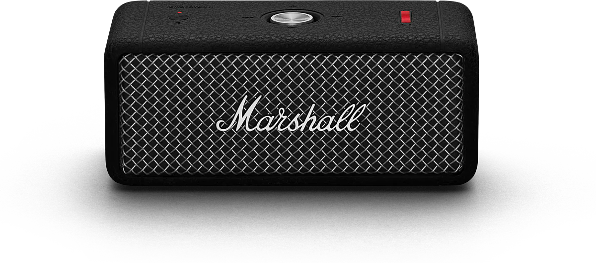 7340055400664 Enceinte Bluetooth Emberton II Black & Brass MARSHALL – Image 1