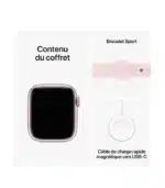 APPLE Watch Series 9 GPS 41mm Pink S/M (MR933QF/A) APPLE – Image 3