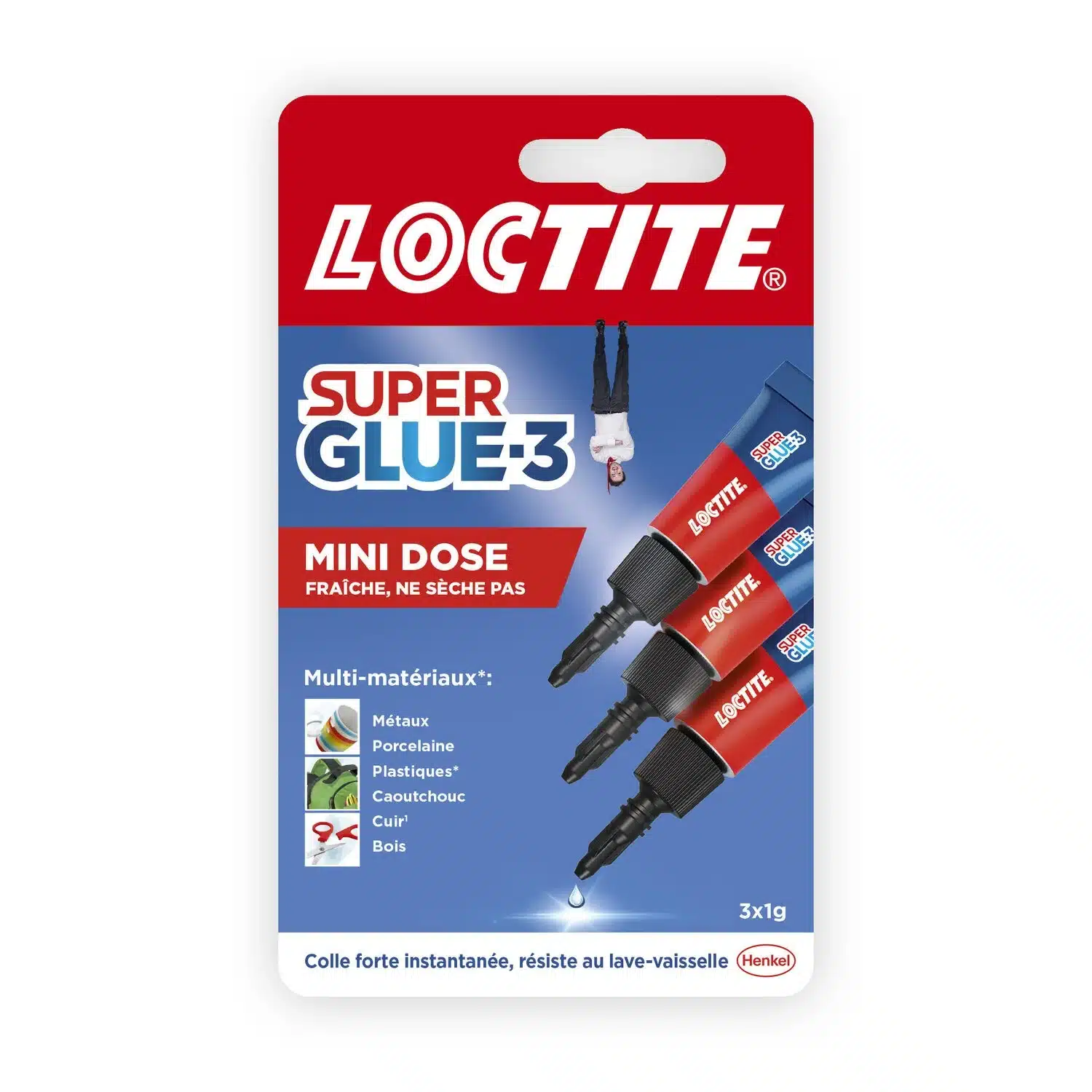 3178040665750 Colle Super Glue3 x3 LOCTITE – Image 1