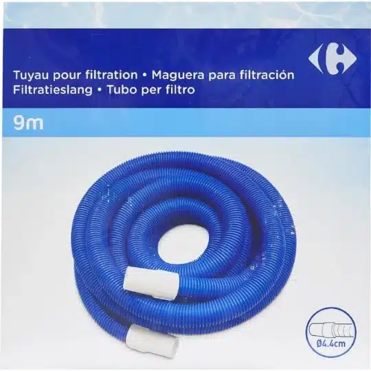 3608141195080 Tuyau de filtration piscine PE XL 38mm 9 m - CARREFOUR – Image 1