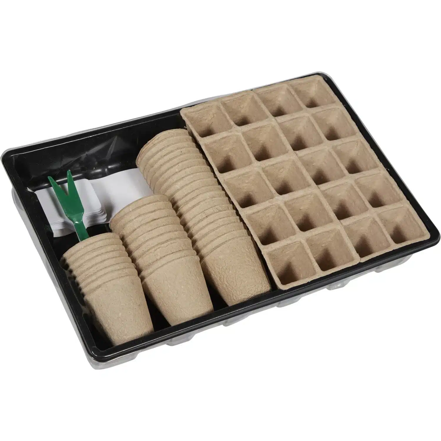 3616474789142 Mini serre à semences plateau germination couvercle transparent - CARREFOUR – Image 1