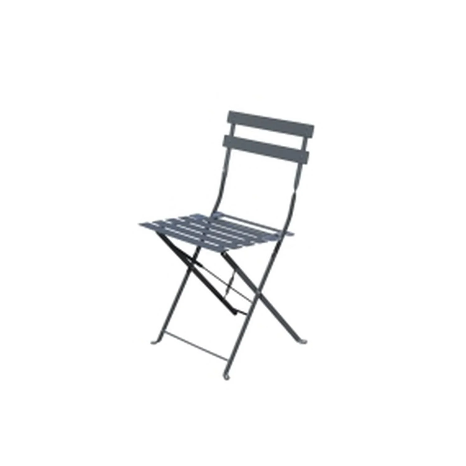 3616957585551 Chaise pliante balcon bistrot marine – Image 1