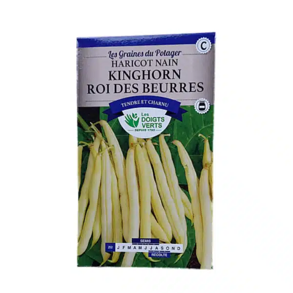 Graines à semer - Haricot nain Kinghorn Wax