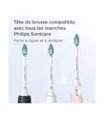 Brossette dentaire C2 Optimal Plaque Defense - HX9022/10 - Blanc PHILIPS – Image 4