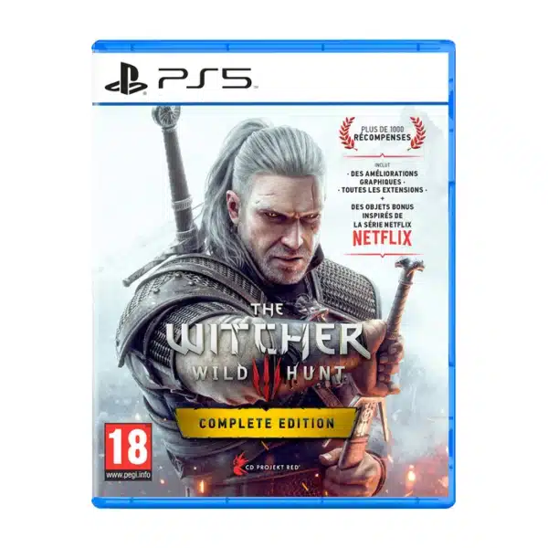 Jeu PS5 The Witcher 3: Wild Hunt – Édition complète – CD PROJEKT RED