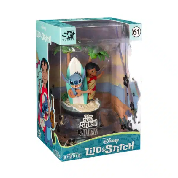 Figurine SFC Lilo & Stitch sur planche de surf – ABYstyle Studio