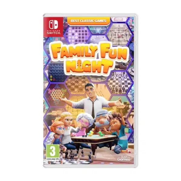 Jeu Switch Family Fun Night – 4 jeux de société en 1 – JUST FOR GAMES