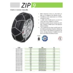 Chaînes neige manuelles ZIP-9 050 – Tension manuelle – 9 mm – KÖNIG – Image 2