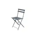 Chaise de Balcon Pliante Bistrot Gris HYBA