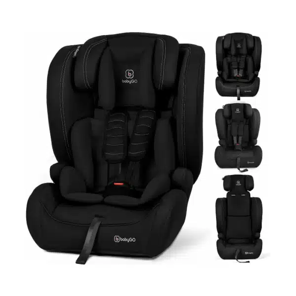 Siège auto pour bébé noir Freefix Isize de 76 à 150 cm - BABYGO