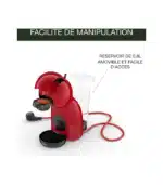 Machine à café capsules Dolce Gusto Piccolo XS YY5129FD rouge 15 bars - KRUPS – Image 4