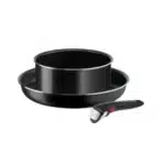 Batterie de cuisine 28cm Aluminium Revêtement Anti-adhésif Tous Feux Dont Induction Poignée Amovible Easy Cook'n Clean TEFAL