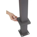 Pergola Bioclimatique Autoportante 3x3m à Lame Orientable Gris Anthracite Toscana – Image 3