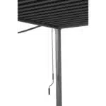 Pergola Bioclimatique Autoportante 3x3m à Lame Orientable Gris Anthracite Toscana – Image 4