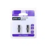 Adaptateur d'antenne coax 9.0MM F/F PSANT12 - Silver POSS – Image 2