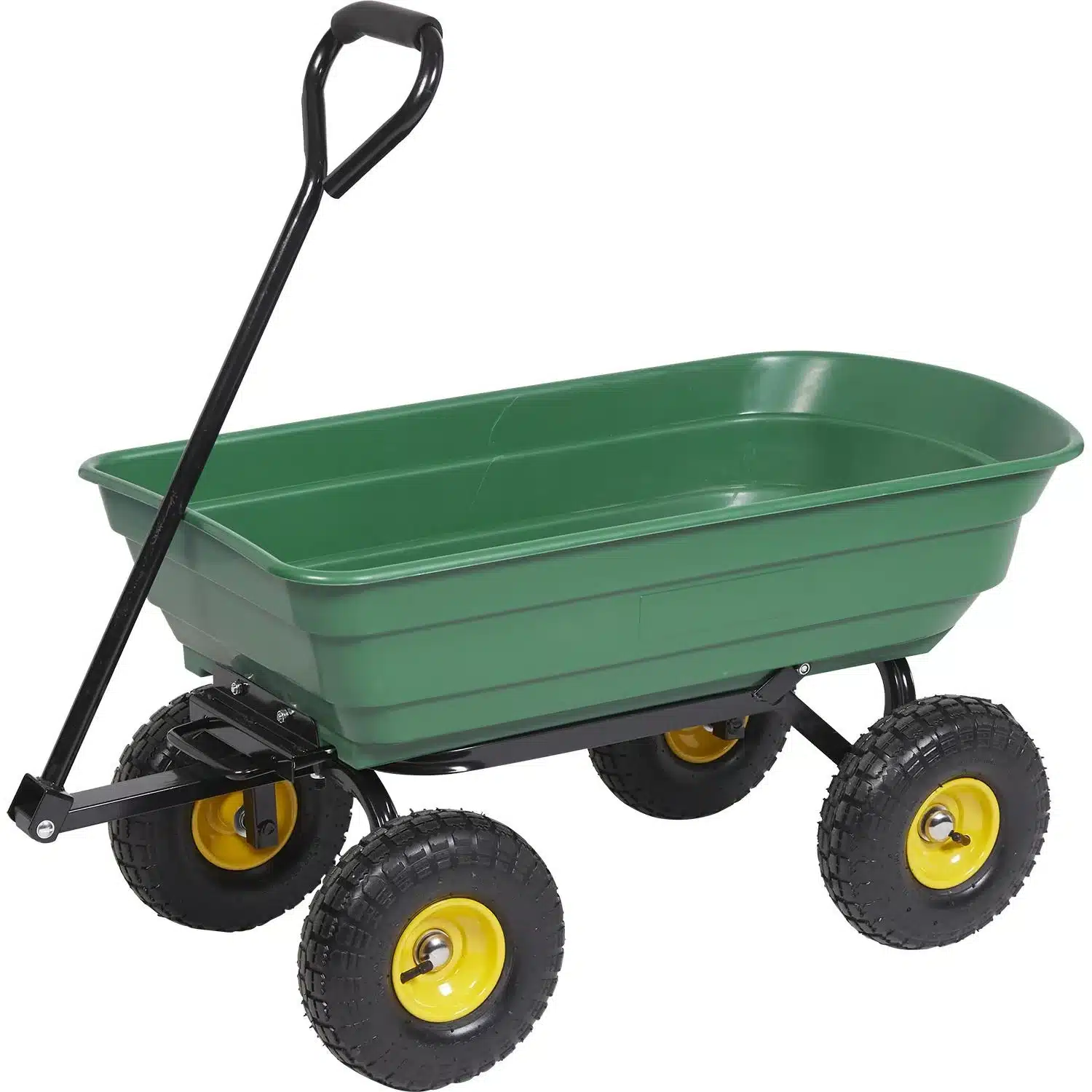 3616958608464 Chariot de Jardin en Plastique 66L avec Benne basculante CARREFOUR – Image 1