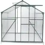 Serre de jardin Polycarbonate avec base 3.61m2 190x190x189cm – Image 2