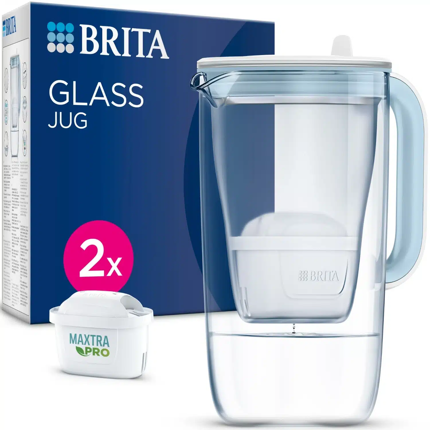 4006387120832 Carafe filtrante en verre BRITA – Image 1