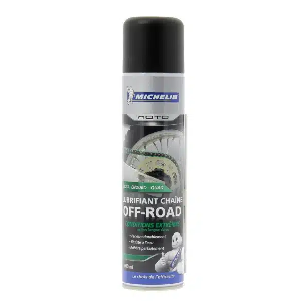 Lubrifiant chaîne spécial pour motos Tout-terrain - 400ml MICHELIN